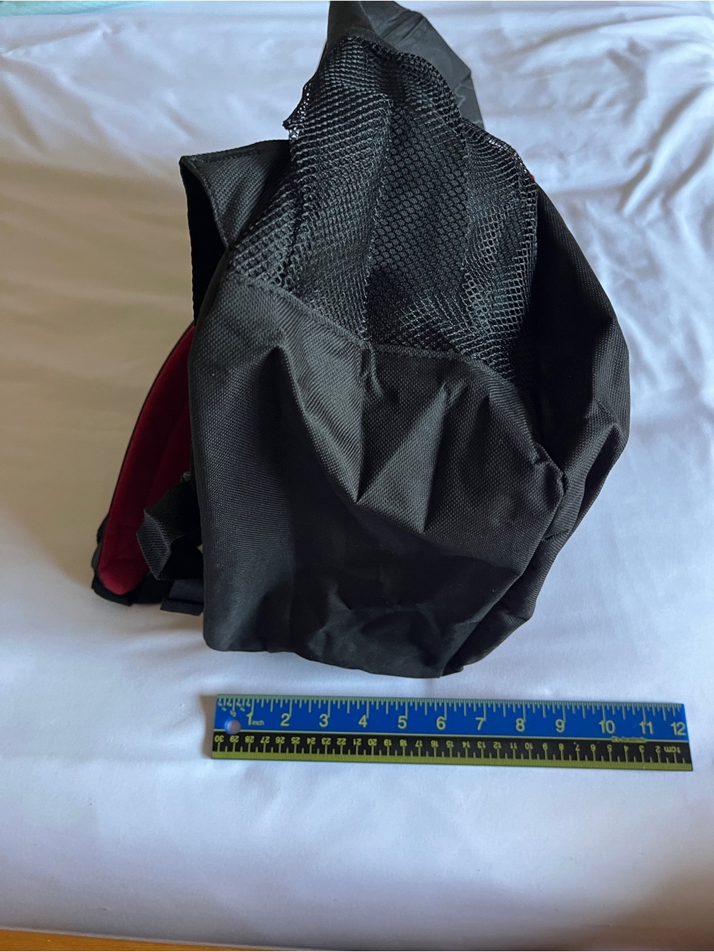 Trailmaker Backpack Black Red Camo Multi-Pocket 600D Padded School Book Bag New - Picture 11 of 16